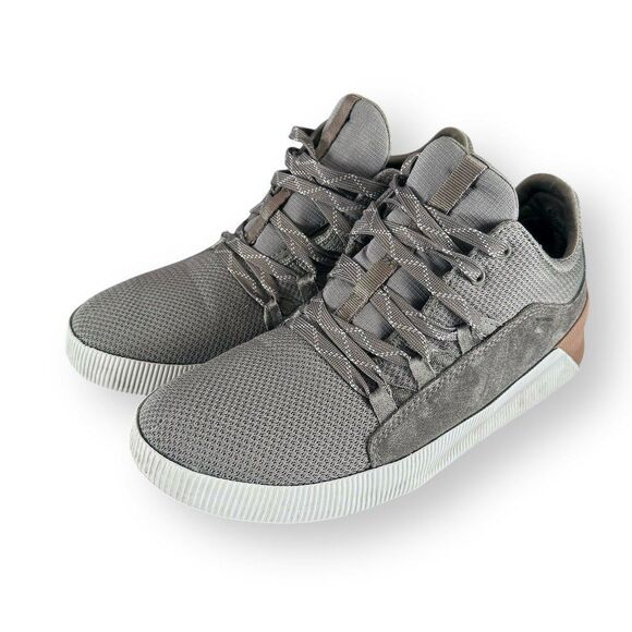 Sorel Out N About Plus Lace Waterproof Sneakers Women's 8.5 Green - Picture 3 of 16